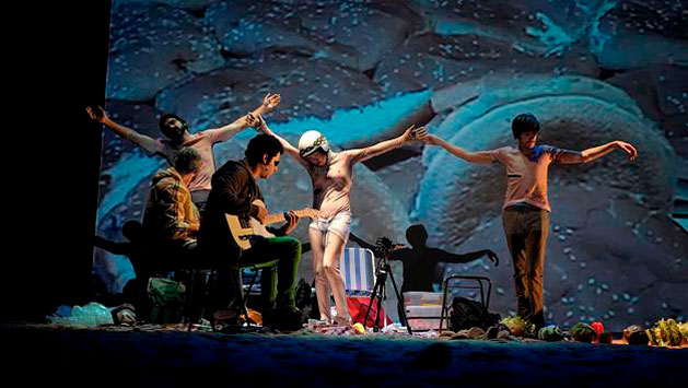 Gólgota Picnic, de Rodrigo García (Hamburger Thalia Theater, 2012). Foto: David Ruano
