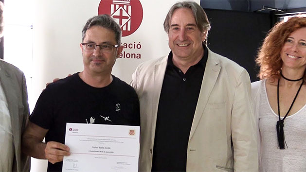 Carles Batlle, ganador del premi Frederic Roda 2018