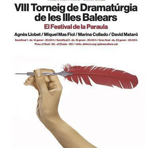 Cartel VIII Torneig de Dramatúrgia de les Illes Balears